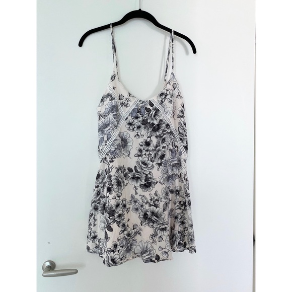 Lulu’s Sunny Spotlight Off-White Floral Print - Picture 7 of 8